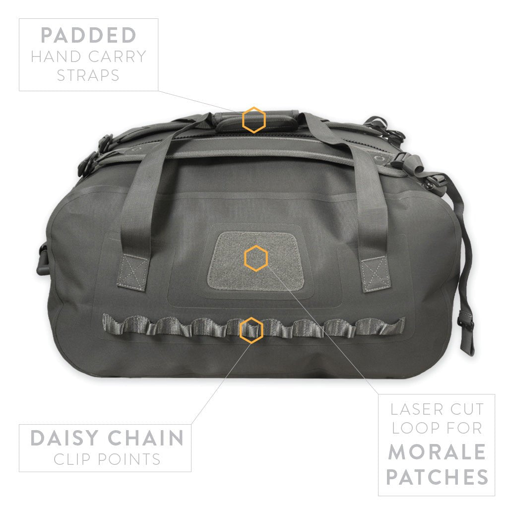 Patch Detail Large Capacity Duffel Bag