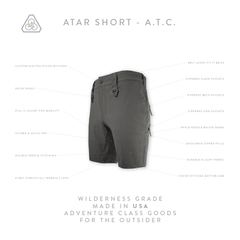 ATAR Short ATC - Machine Mineral Gray