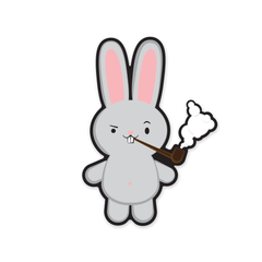 PDW Confident Bunny Sticker