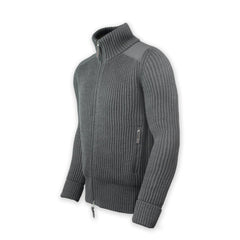 CWO Full Zip Sweater - Heather Alpine Gray