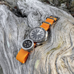 Expedition Watch Band Compass Kit TiP - Orange