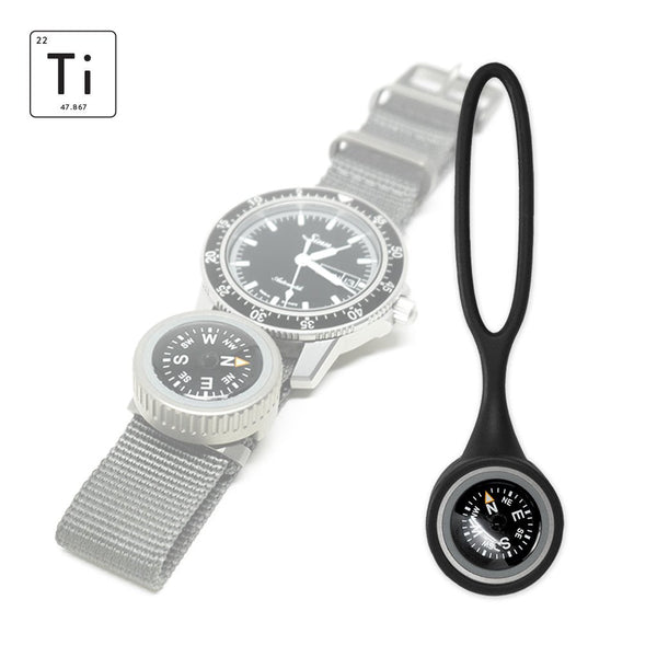 Expedition Watch Band Compass Kit Ti - Black