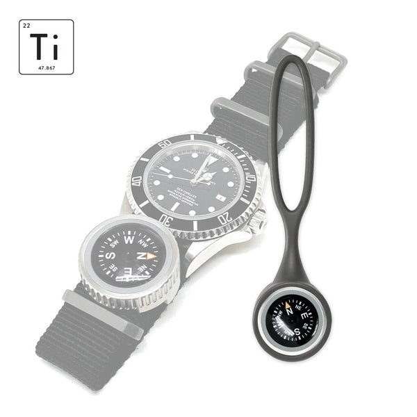 Expedition Watch Band Compass Kit TiP - Gray