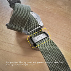 Expedition Watch Band Compass Kit Ti - OD Green