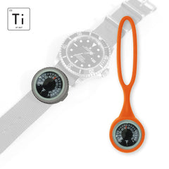 Expedition Watch Band Thermometer Kit Ti - Orange - Fahrenheit