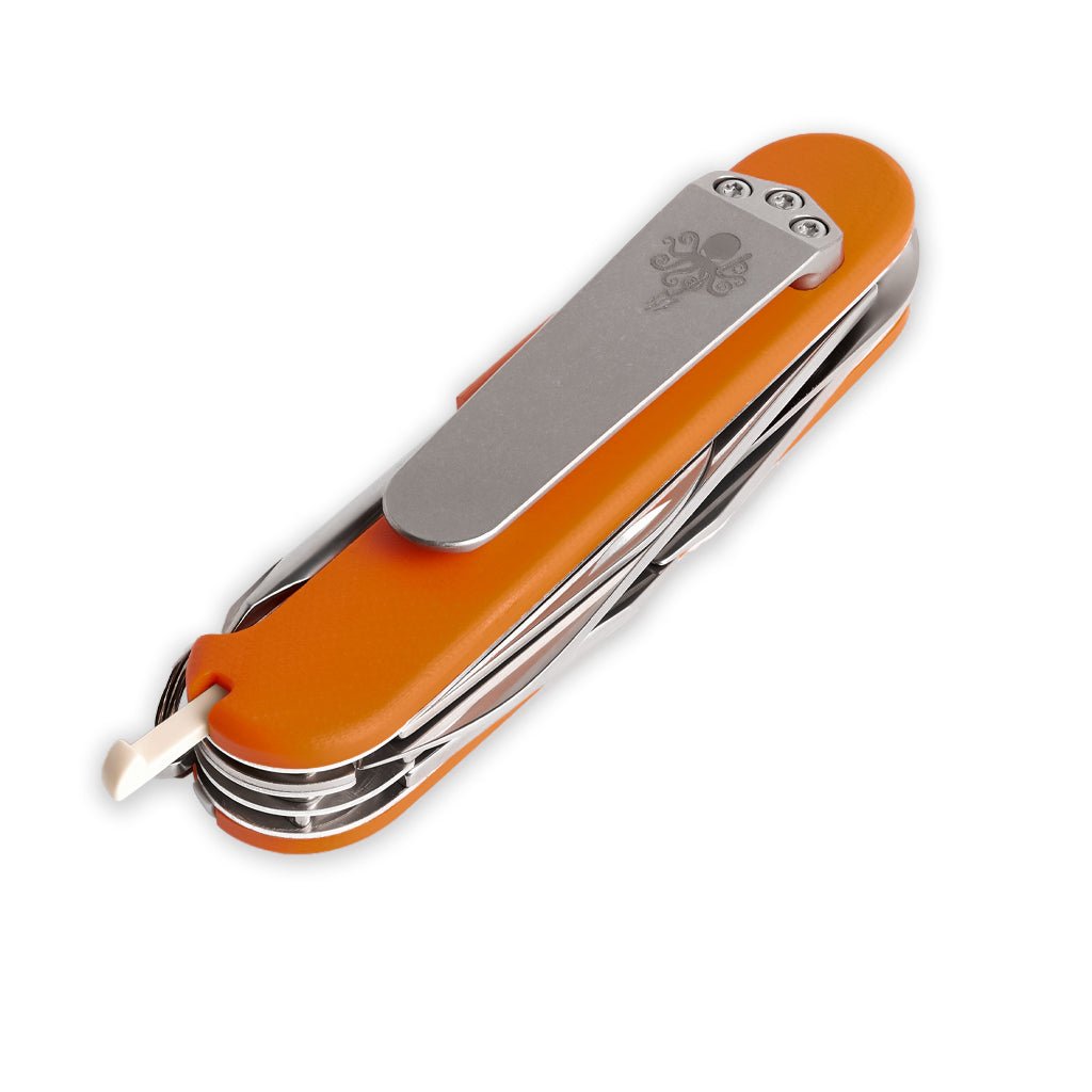 Knife Scales - G10 Orange & Black - 4 x 1 1/2 x 1/4 — WoodWorld of Texas