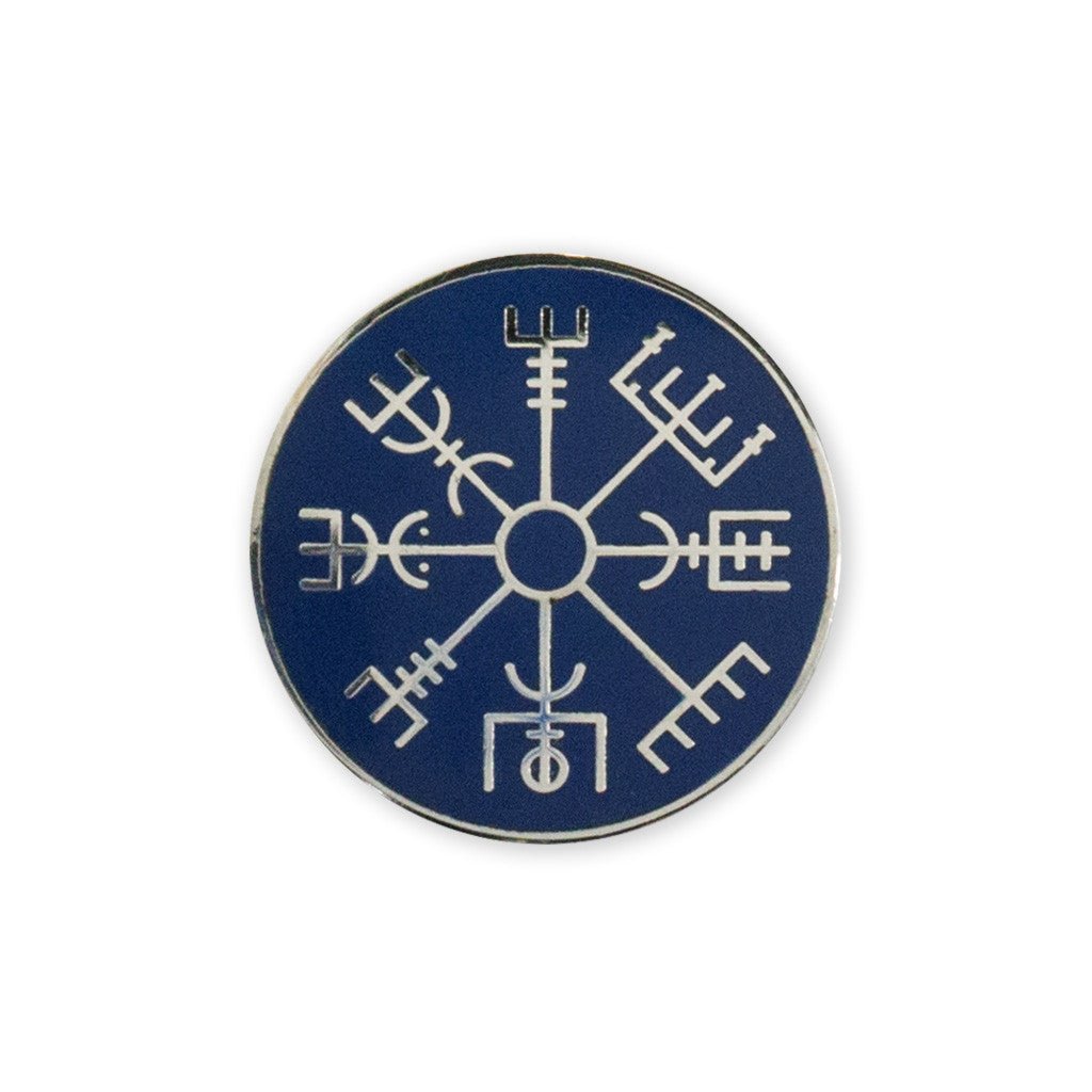Viking Vegvisir Pin Protection Compass Lewis Chess Men Rook 