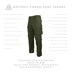 Odyssey Cargo Pant 5050RS - Dark Leaf Green