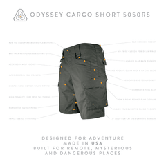 Odyssey Cargo Short 5050RS - Dark Leaf Green