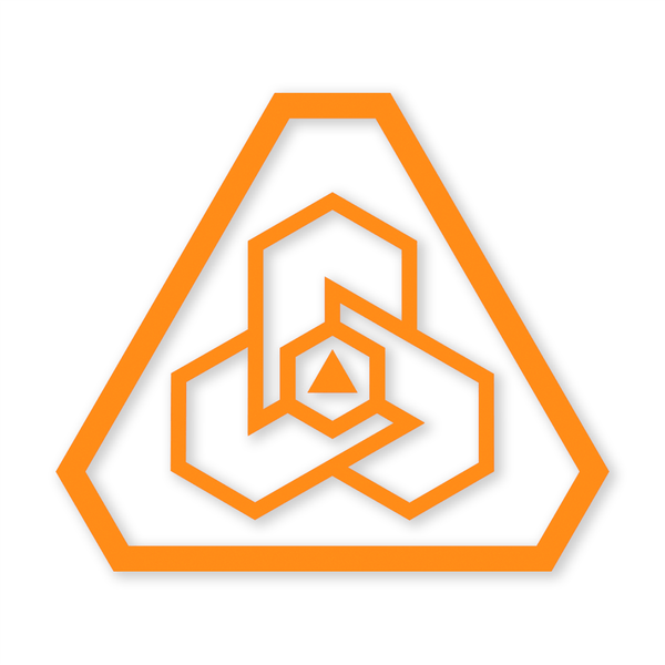 PDW Logo ProCut Sticker - Orange