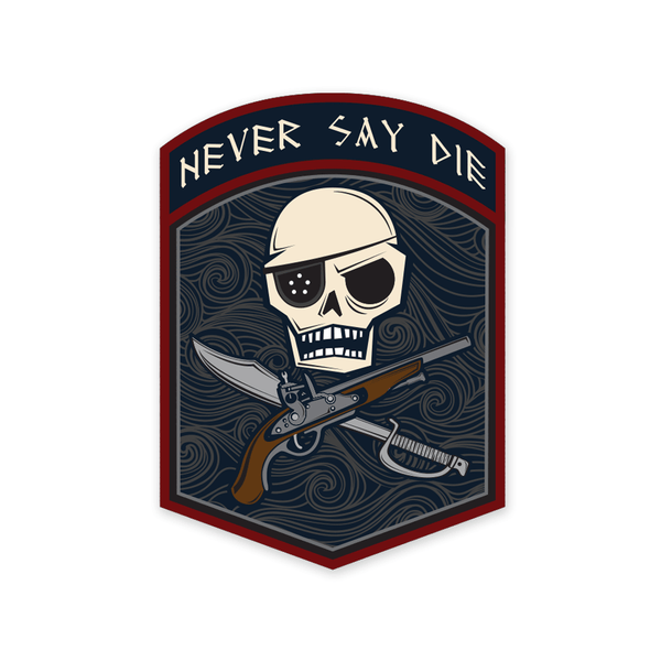 PDW Never Say Die v8 Sticker