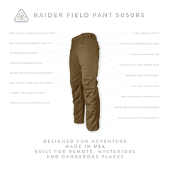 Raider Field Pant 5050RS - Dark Arid Earth