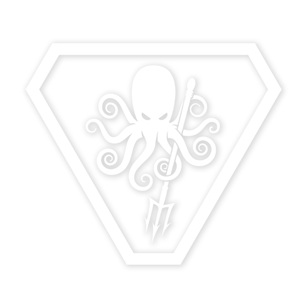 SPD Kraken ProCut Sticker - White
