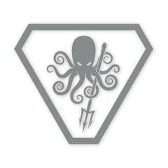 SPD Kraken ProCut Sticker - Gray