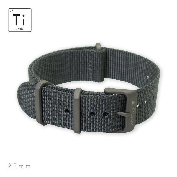 Ti-Ring Strap 22mm - Gray