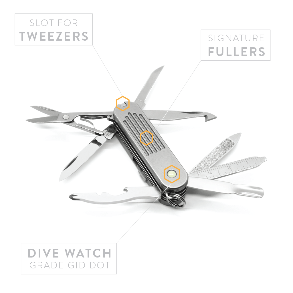 Ti SAK Scales Mini 58mm Fullered PDW Prometheus Design Werx