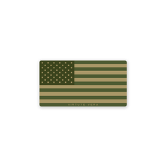 PDW US Flag Subdued Sticker