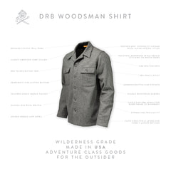 DRB Woodsman Shirt - Heather Gray