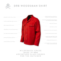 DRB Woodsman Shirt - Camp Master Red