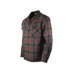 DRB Woodsman Shirt - Merino Red-Black-Gray Plaid